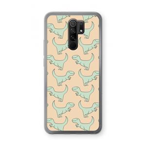 CaseCompany Dinos: Xiaomi Redmi 9 Transparant Hoesje