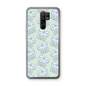 CaseCompany Octopussen: Xiaomi Redmi 9 Transparant Hoesje