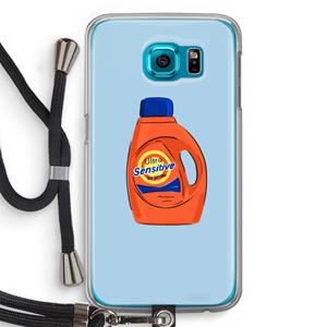 CaseCompany Ultra Sensitive: Samsung Galaxy S6 Transparant Hoesje met koord