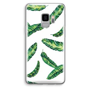 CaseCompany Lange bladeren: Samsung Galaxy S9 Transparant Hoesje