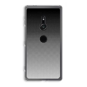 CaseCompany Musketon Halftone: Sony Xperia XZ2 Transparant Hoesje