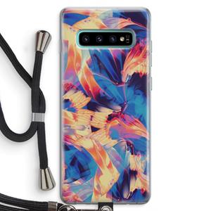 CaseCompany Tuesday Night: Samsung Galaxy S10 Plus Transparant Hoesje met koord