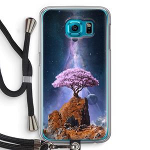 CaseCompany Ambition: Samsung Galaxy S6 Transparant Hoesje met koord