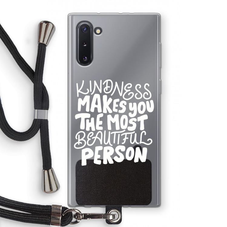 CaseCompany The prettiest: Samsung Galaxy Note 10 Transparant Hoesje met koord
