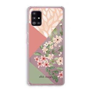 CaseCompany Sweet heaven geometrics: Samsung Galaxy A51 5G Transparant Hoesje