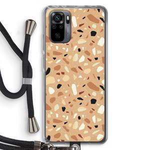 CaseCompany Terrazzo N°17: Xiaomi Redmi Note 10 Pro Transparant Hoesje met koord