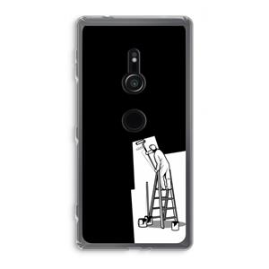 CaseCompany Musketon Painter: Sony Xperia XZ2 Transparant Hoesje