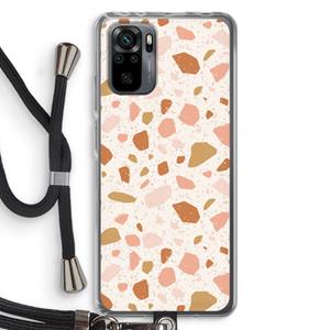 CaseCompany Terrazzo N°18: Xiaomi Redmi Note 10 Pro Transparant Hoesje met koord