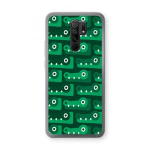 CaseCompany Crocs: Xiaomi Redmi 9 Transparant Hoesje