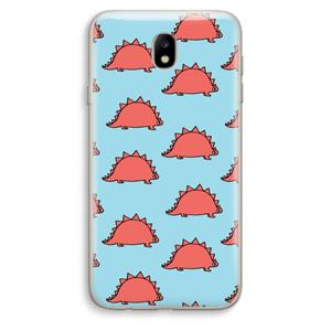 CaseCompany Dinosawrr: Samsung Galaxy J7 (2017) Transparant Hoesje