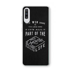 CaseCompany Life: Samsung Galaxy A70 Transparant Hoesje