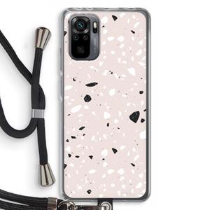CaseCompany Terrazzo N°20: Xiaomi Redmi Note 10 Pro Transparant Hoesje met koord