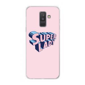 CaseCompany Superlady: Samsung Galaxy A6 Plus (2018) Transparant Hoesje