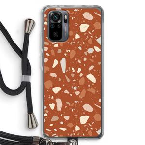 CaseCompany Terrazzo N°22: Xiaomi Redmi Note 10 Pro Transparant Hoesje met koord