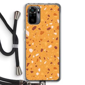 CaseCompany Terrazzo N°24: Xiaomi Redmi Note 10 Pro Transparant Hoesje met koord