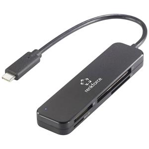 Renkforce RF-PCR-230 Externer Speicherkartenleser USB-C 5Gbps Schwarz