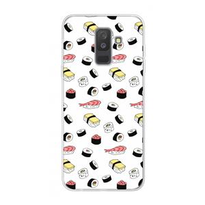 CaseCompany Sushi time: Samsung Galaxy A6 Plus (2018) Transparant Hoesje