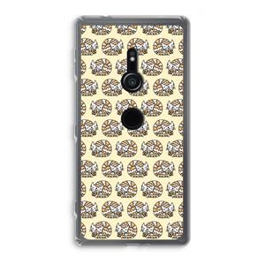 CaseCompany Slapende poes: Sony Xperia XZ2 Transparant Hoesje