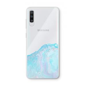 CaseCompany Fantasie pastel: Samsung Galaxy A70 Transparant Hoesje
