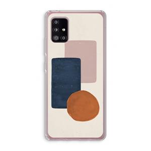CaseCompany Geo #3: Samsung Galaxy A51 5G Transparant Hoesje