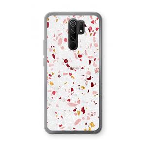 CaseCompany Terrazzo N°9: Xiaomi Redmi 9 Transparant Hoesje