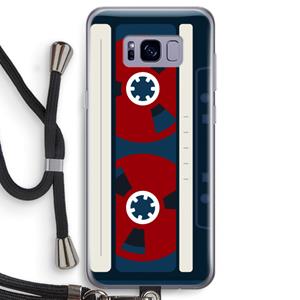 CaseCompany Here's your tape: Samsung Galaxy S8 Transparant Hoesje met koord