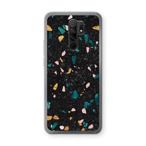 CaseCompany Terrazzo N°10: Xiaomi Redmi 9 Transparant Hoesje