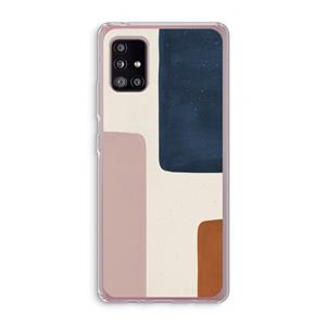 CaseCompany Geo #5: Samsung Galaxy A51 5G Transparant Hoesje