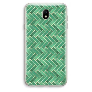 CaseCompany Moroccan tiles 2: Samsung Galaxy J7 (2017) Transparant Hoesje