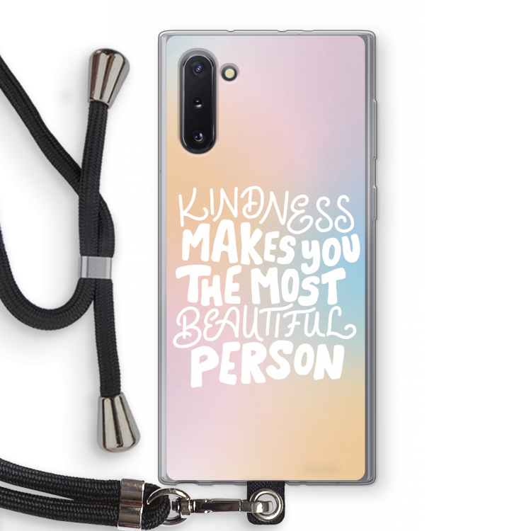 CaseCompany The prettiest: Samsung Galaxy Note 10 Transparant Hoesje met koord