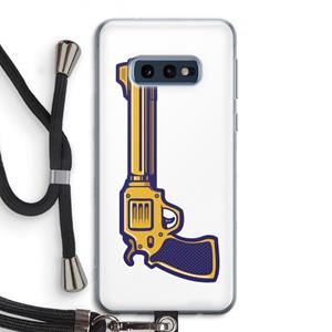 CaseCompany Pew Pew Pew: Samsung Galaxy S10e Transparant Hoesje met koord