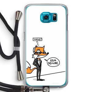 CaseCompany GSM secure: Samsung Galaxy S6 Transparant Hoesje met koord