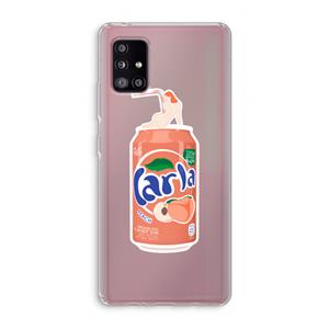 CaseCompany S(peach)less: Samsung Galaxy A51 5G Transparant Hoesje