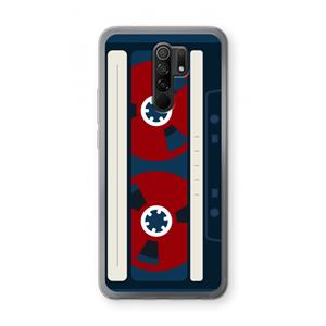 CaseCompany Here's your tape: Xiaomi Redmi 9 Transparant Hoesje
