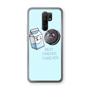 CaseCompany Best Friend Forever: Xiaomi Redmi 9 Transparant Hoesje