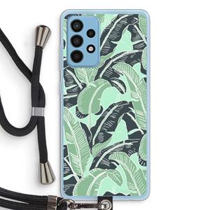 CaseCompany This Sh*t Is Bananas: Samsung Galaxy A52 Transparant Hoesje met koord