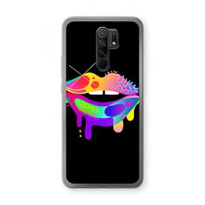 CaseCompany Lip Palette: Xiaomi Redmi 9 Transparant Hoesje