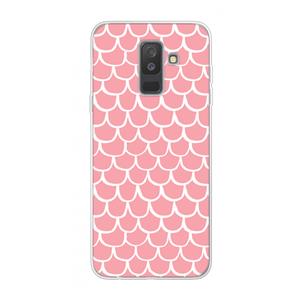 CaseCompany Dakpannetjes: Samsung Galaxy A6 Plus (2018) Transparant Hoesje