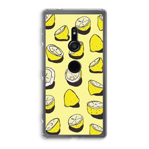 CaseCompany When Life Gives You Lemons...: Sony Xperia XZ2 Transparant Hoesje