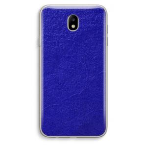 CaseCompany Majorelle Blue: Samsung Galaxy J7 (2017) Transparant Hoesje