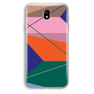 CaseCompany Gestalte 1: Samsung Galaxy J7 (2017) Transparant Hoesje