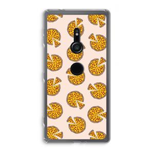 CaseCompany You Had Me At Pizza: Sony Xperia XZ2 Transparant Hoesje