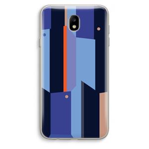 CaseCompany Gestalte 3: Samsung Galaxy J7 (2017) Transparant Hoesje