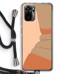 CaseCompany Bikini: Xiaomi Redmi Note 10 Pro Transparant Hoesje met koord