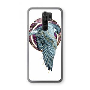 CaseCompany Golden Falcon: Xiaomi Redmi 9 Transparant Hoesje