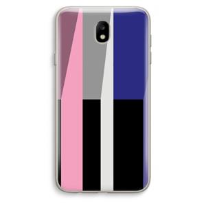 CaseCompany Gestalte 4: Samsung Galaxy J7 (2017) Transparant Hoesje