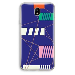 CaseCompany Gestalte 5: Samsung Galaxy J7 (2017) Transparant Hoesje