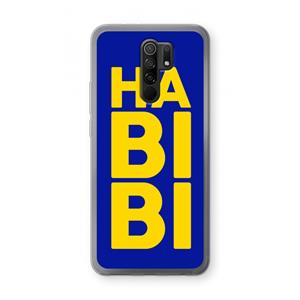 CaseCompany Habibi Blue: Xiaomi Redmi 9 Transparant Hoesje