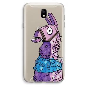 CaseCompany Lama: Samsung Galaxy J7 (2017) Transparant Hoesje