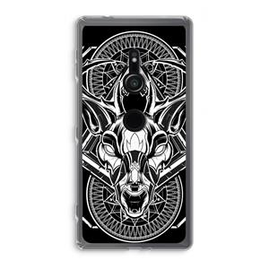 CaseCompany Oh Deer: Sony Xperia XZ2 Transparant Hoesje